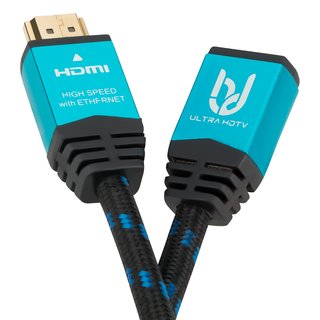 Ultra HDTV Premium 4K HDMI-Verlngerungskabel | HDMI 2.0b, UHD bei vollen 60Hz (keine Ruckler), HDR, 3D