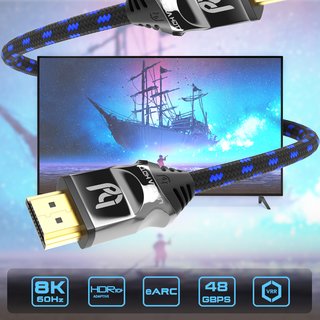 Ultra HDTV Ultra High Speed HDMI Kabel - 48 Gbit/s - HDMI 2.1, 8K@60HZ / 4K@120HZ 1 m
