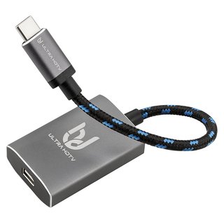 Ultra HDTV USB-C auf Mini-Displayport Adapter (Buchse) by, 4K ?bertragung bei vollen 60Hz, Grau