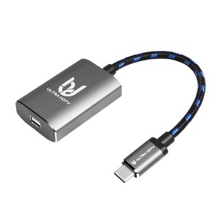 Ultra HDTV USB-C auf Mini-Displayport Adapter (Buchse) by, 4K ?bertragung bei vollen 60Hz, Grau