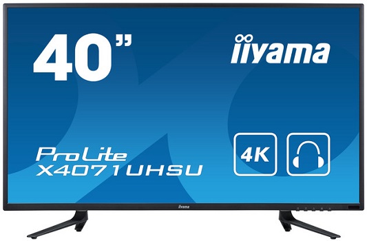 iiyama ProLite X4071UHSU-B1: 40 Zoll Ultra HD Monitor für 620 Euro