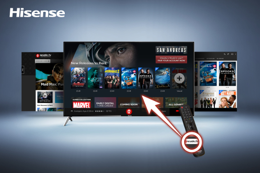 Hisense: UHD Smart-TVs mit Wuaki.tv-Taste ab Mai 2016