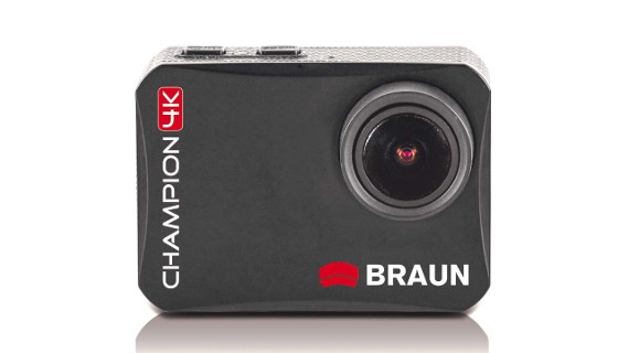 Braun Champion 4K: Neue ActionCam mit Full HD und Ultra HD Modus