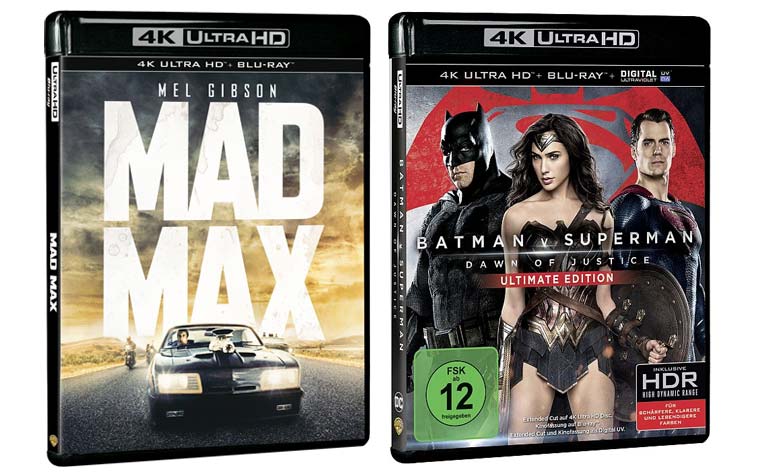 Ultra HD Blu-ray: Zwei Warner 4K Blu-ray Bundles auf Amazon.fr