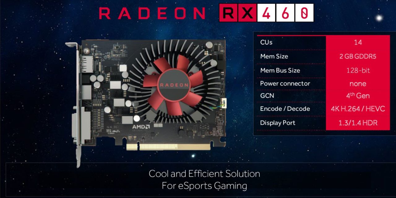 AMD Radeon RX 460 für 4K Streaming ab 119 Euro erhältlich