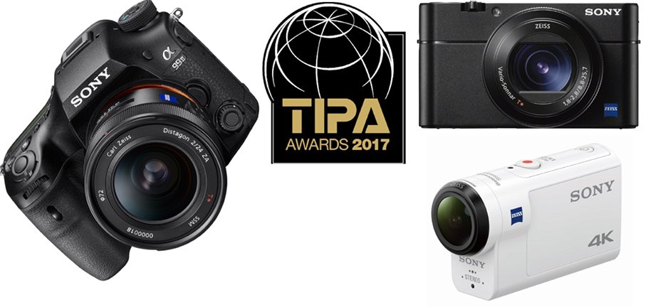 TIPA-Awards für drei völlig unterschiedliche Sony-Kameras