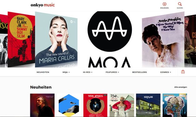 Onkyo Music-Website punktet vor allem bei MQA-Tracks