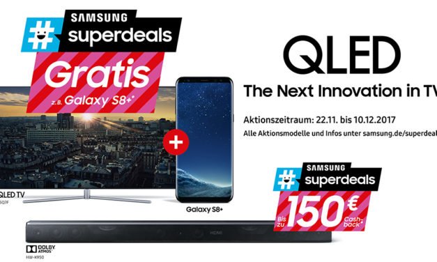 Samsung: Wer QLED-TV kauft, soll auf Galaxy-Smartphone nicht verzichten!