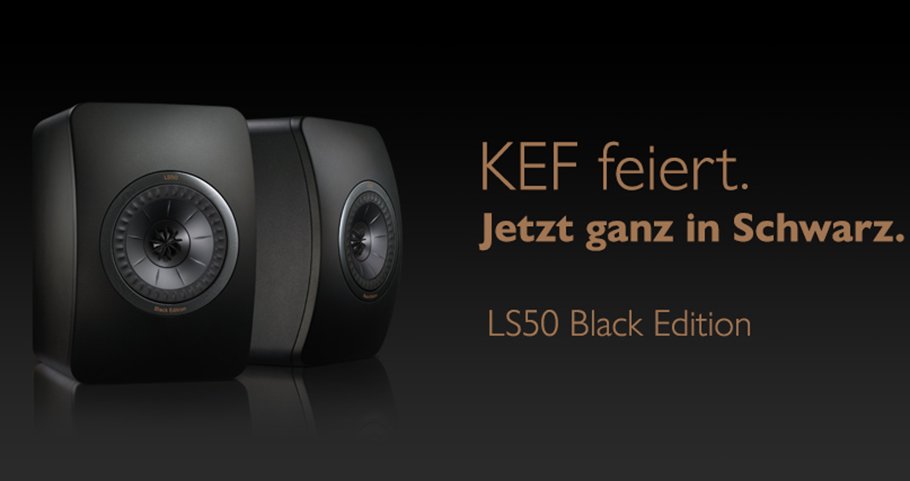 KEF „Black Edition“: Mini-Monitor mit maximalem Klangbild