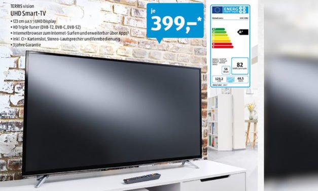 Aldi Süd verkauft UHD Smart-TV für 399 Euro!