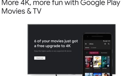 Google Play Movies: Kostenloses 4K-Upgrade geht online