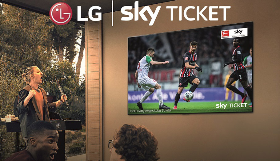 Wer jetzt neuen LG-TV kauft, sichert sich Sky Supersport-Ticket