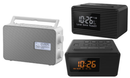 Küchenradio für unterwegs und Radiowecker mit Jumbo Snooze