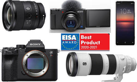 Fünf EISA-Awards für Kameras, Objektive und Handy von Sony