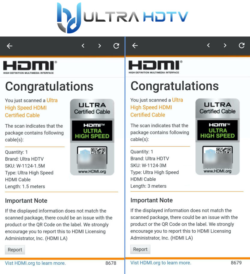 Ultra High Speed HDMI Zertifizierung