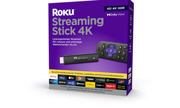 Roku Streaming Stick 4K ab sofort in Deutschland verfügbar