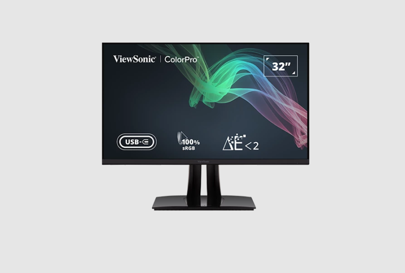 ViewSonic stellt farbkalibrierten 31,5 Zoll-Monitor VP3256-4K vor
