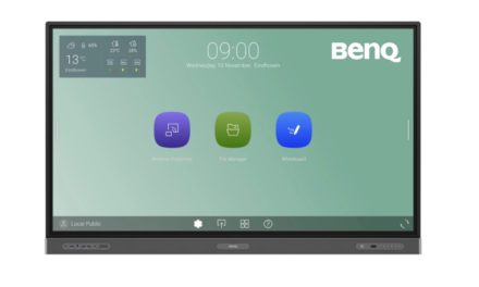 BenQ: Interaktive Lerntafel mit 4K-Display in den Größen 65, 75 und 86 Zoll vorgestellt
