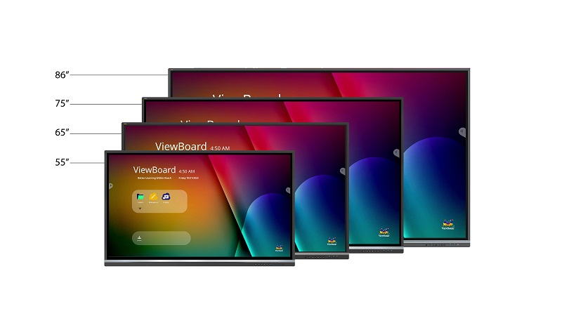 ViewSonic stellt IFP50-5 Serie mit UHD-Auflösung und 40-Punkt-Touch vor