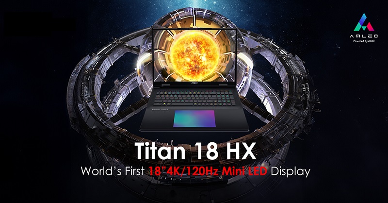 MSI bringt mit dem Titan 18 HX einen neuen 4K Gaming-Laptop heraus