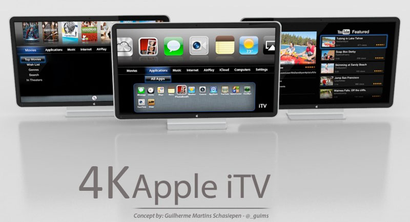 Apple 4k-Fernseher mit 55 und 65 Zoll für 2014 geplant