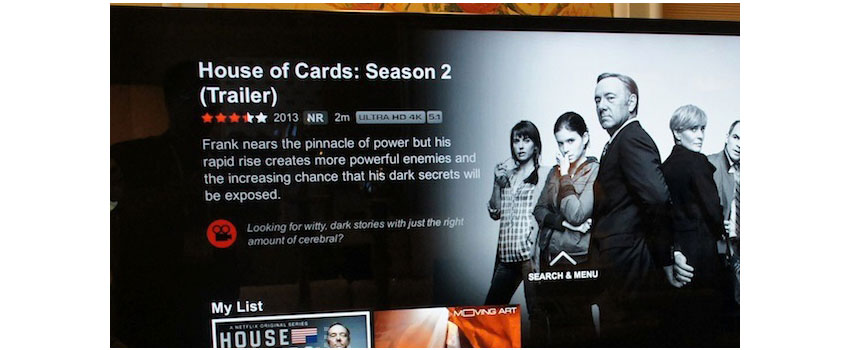 Netflix: House of Cards Stream in 4K