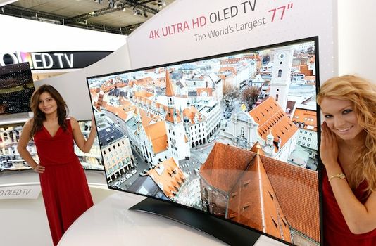 LG hat den Größten! 77 Zoll curved 4K-OLED-TV auf IFA 2013