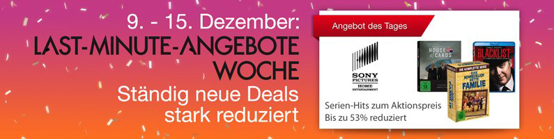 Amazon Last-Minute-Angebote: 4K- und Heimkino-Deals am 14.12.2015