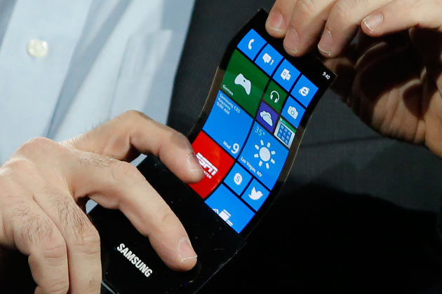 Samsung zeigt unbrechbares OLED-Panel für Smartphones