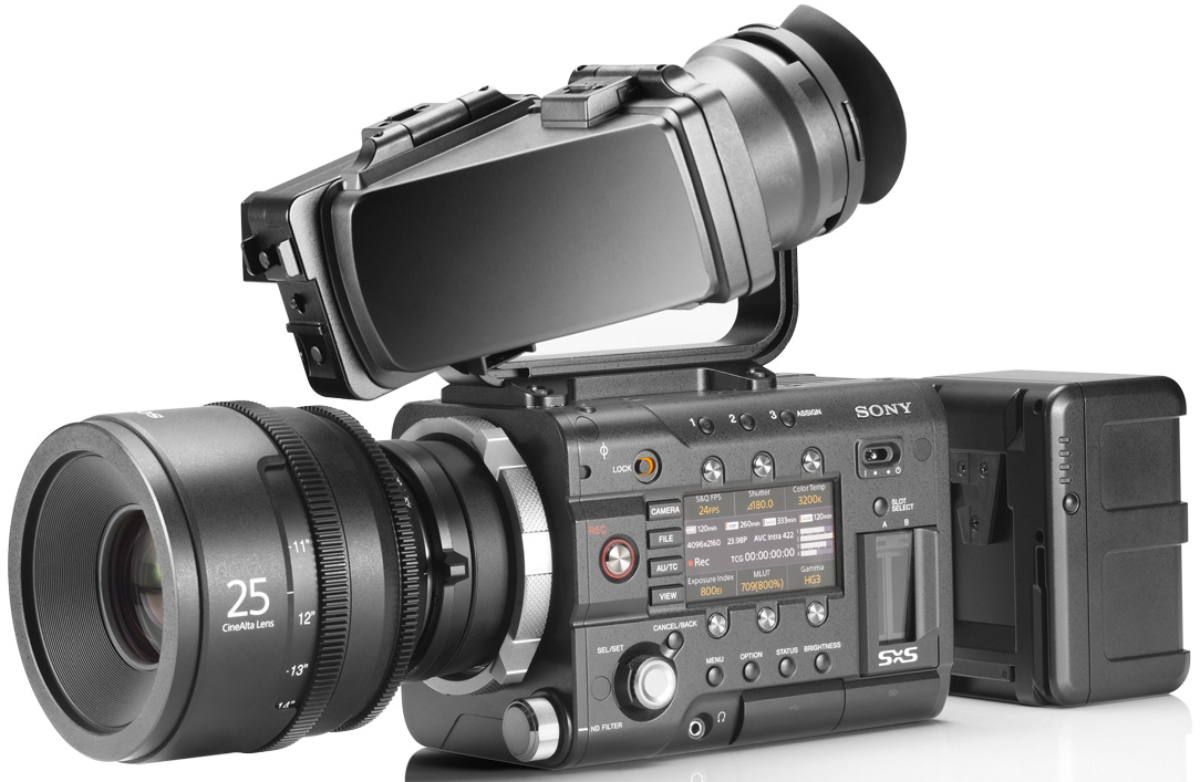 Sony Ultra HD Kameras 4K PMW-F5 und PMW-F55 in ersten Videos zu sehen