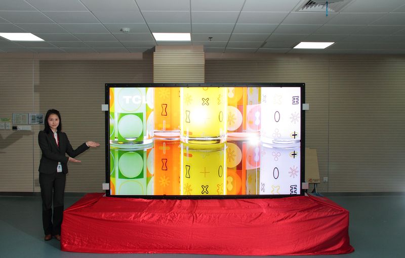 CSOT präsentiert 110 Zoll Ultra HD TV auf der SID Display Week