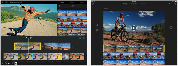 iMovie Update bringt 4K-Unterstützung für iPad Air 2
