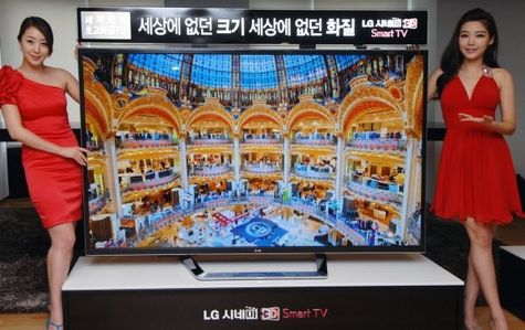 LG 84-Zoll Ultra HDTV 4K Fernseher zur Auslieferung bereit