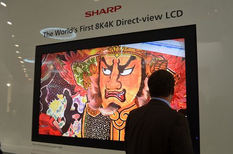 Sharp präsentiert Ultra-HDTV mit 33 Millionen Pixeln