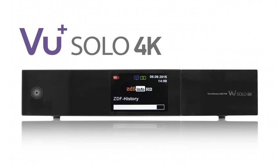 VU+ Solo 4K: Neuer Ultra HD Receiver ab 25. Oktober erhältlich